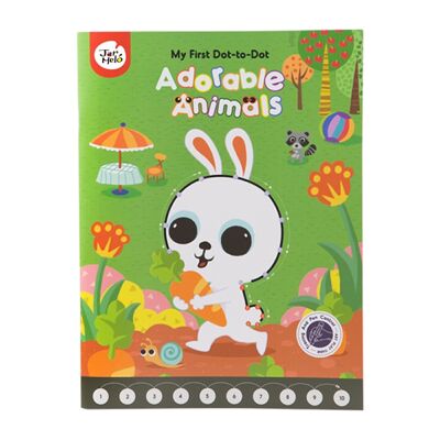 My First Dot - to - Dot Drawing Book - Adorable Animals