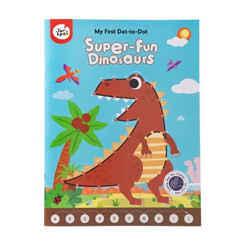 My First Dot - to - Dot Drawing Book - Super-Fun Dinosaurs