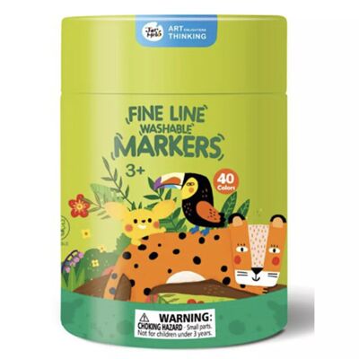 Fine Line Washable Markers 40 Colors