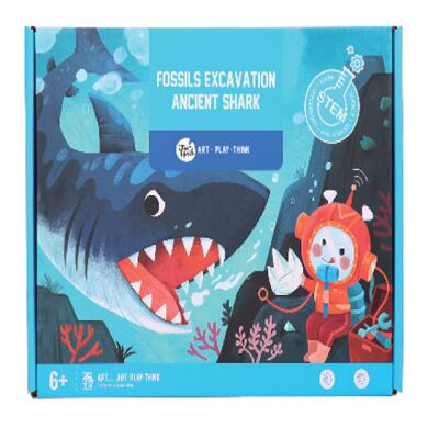 Kit d'excavation de fossiles - Requin ancien