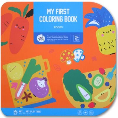 Mi primer libro para colorear: Alimentos