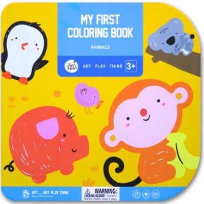 Mon premier livre de coloriage : les animaux