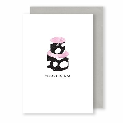 Giorno del matrimonio | Biglietto di auguri | Monocromatico Plus