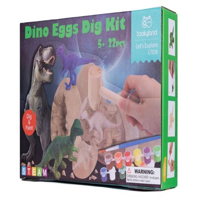 Kit de excavación de huevos de dinosaurio