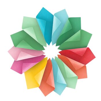 Kit d'art en papier Origami & Kirigami - Fleur 5