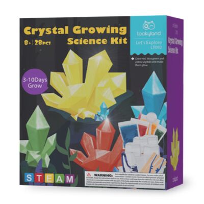 Kit scientifico per la crescita dei cristalli