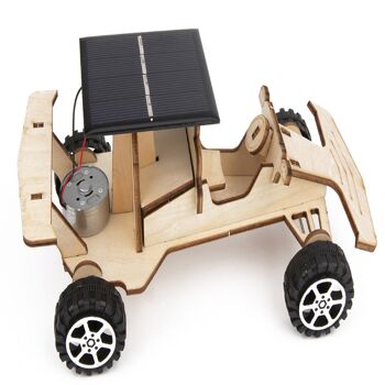 Voitures en bois 3D DIY - Voiture de course solaire 6