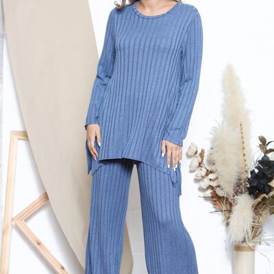 Tenue d'intérieur d'hiver Relaxed Fit Bleu