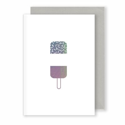 Fab Lolly | Greeting Card | Faded Grey