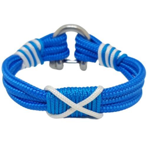 St. Andrew Cross Flag Nautical Bracelet