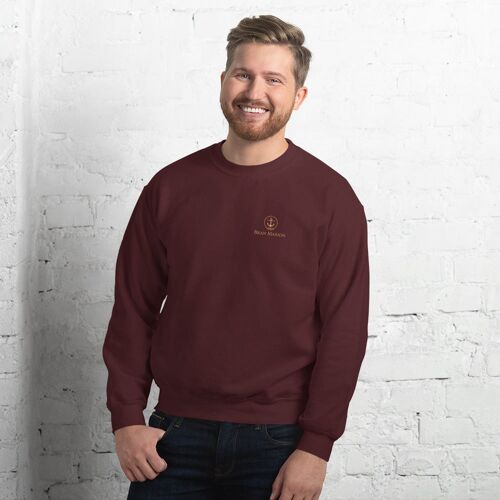 Unisex BM Sweatshirt - Maroon - M