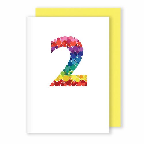 2 | Age/Anniversary Card | Bright Spots