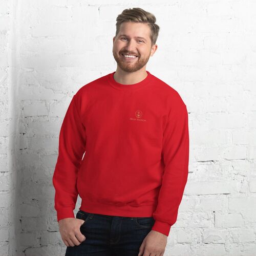 Unisex BM Sweatshirt - Red - 2XL