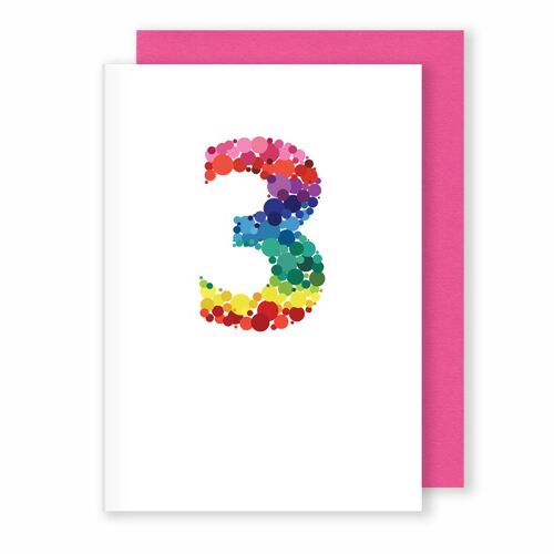 3 | Age/Anniversary Card | Bright Spots