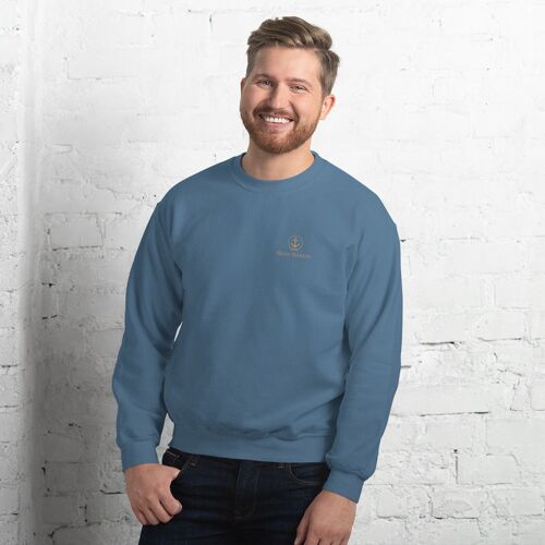 Unisex BM Sweatshirt - Indigo Blue - S