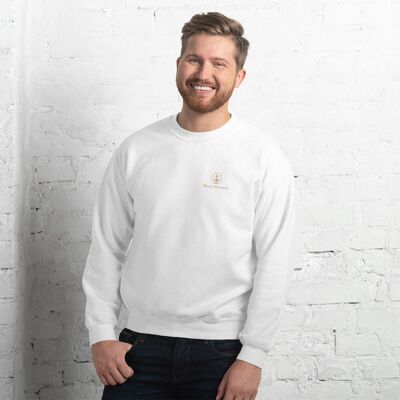 Unisex BM Sweatshirt - White - S