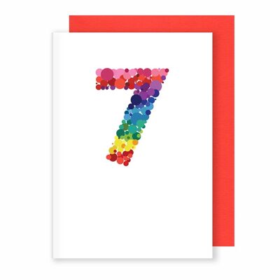 7 | Age/Anniversary Card | Bright Spots