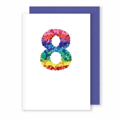 8 | Carta età/anniversario | Punti luminosi