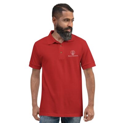 Matrosen-Poloshirt - Rot - M