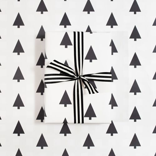 Trees, Luxury Christmas Wrapping Paper