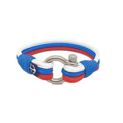 Russian Flag Nautical Bracelet - 18 cm