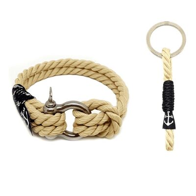 Marine Nautical Bracelet and Keychain