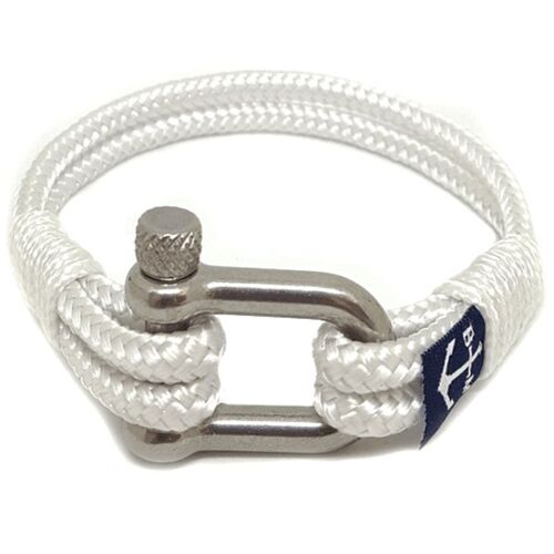 White Shackle Nautical Bracelet