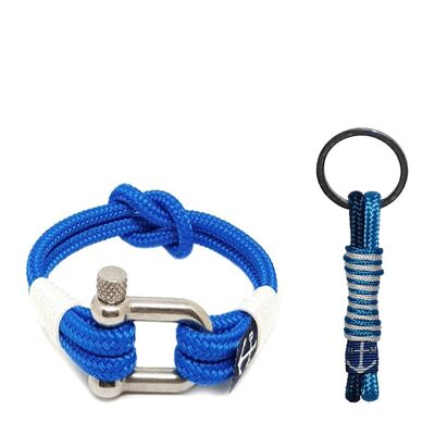 Fallon Nautical Bracelet and Keychain - 8.3 inch - 21 cm