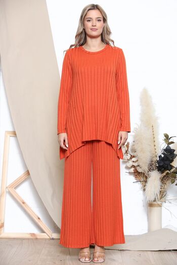 Tenue d'intérieur d'hiver Relaxed Fit Orange 4