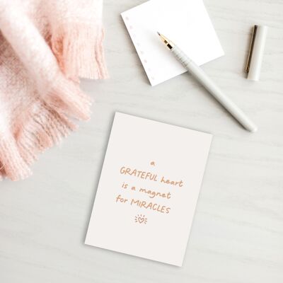 A6 Grateful Quote Notebook