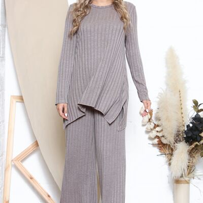 Taupe Relaxed fit winter loungewear