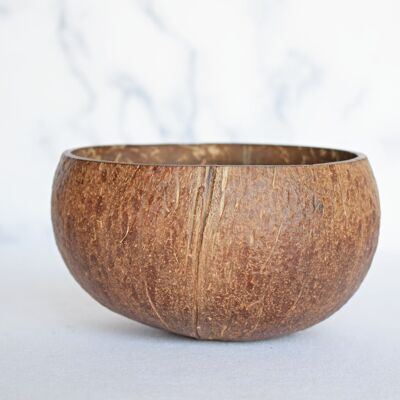 Large Rough Coconut Bowl | Natural and resistant for stores