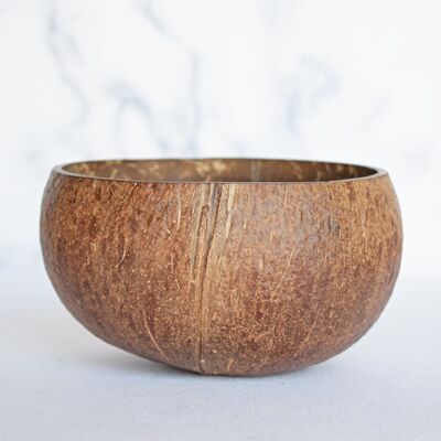 Large Rough Coconut Bowl | Natural and resistant for stores