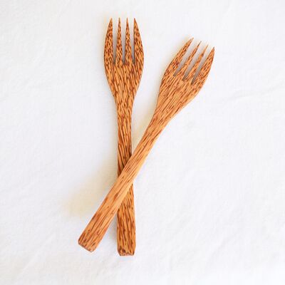 Coconut fork - 19 cm | Reusable and biodegradable