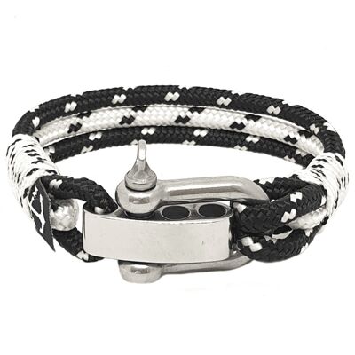 Bracciale nautico Pollock con grillo regolabile