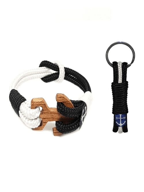 Idlewild Wood Nautical Bracelet & Keychain