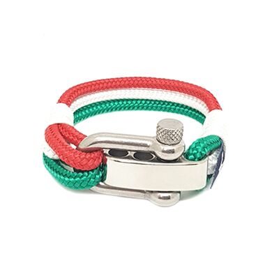 Italy Adjustable Shackle Nautical Bracelet