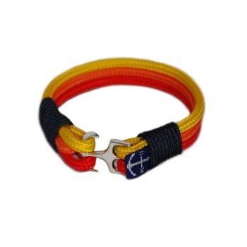 Bracelet nautique arc-en-ciel