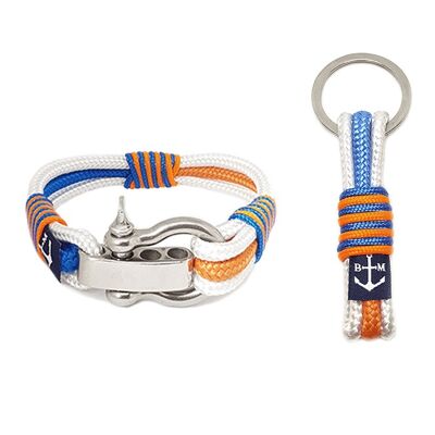 Jolly Roger Nautical Bracelet and Keychain
