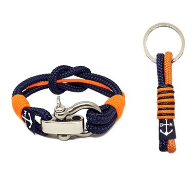 Bracelet nautique et porte-clés James Cook