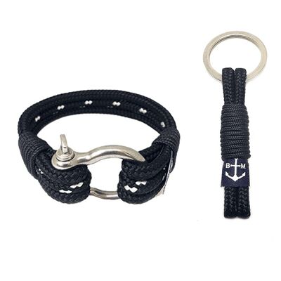 Elegantes Tadhg Nautical Armband und Schlüsselanhänger