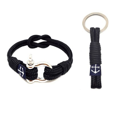 Sadie Reef Knot Nautical Bracelet and Keychain