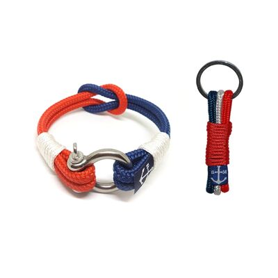 Siobhan Nautical Bracelet and Keychain