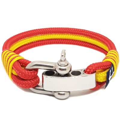 Bracciale nautico Manchester United con grillo regolabile