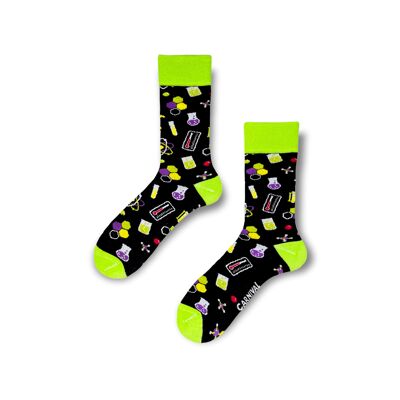 TOETOE® Essential Everyday Unisex Over-Knee Stripy Cotton Toe Socks