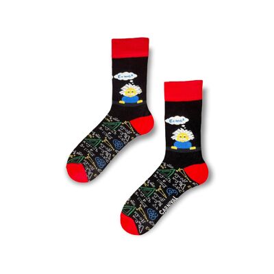 Novelty Socks for Men and Women | Patterned Socks Unisex | Funky Socks | Fun Colourful Silly Cotton Socks | Best Funny Crazy Happy Gifts for Men and Women | Carnival Einstein | Pair