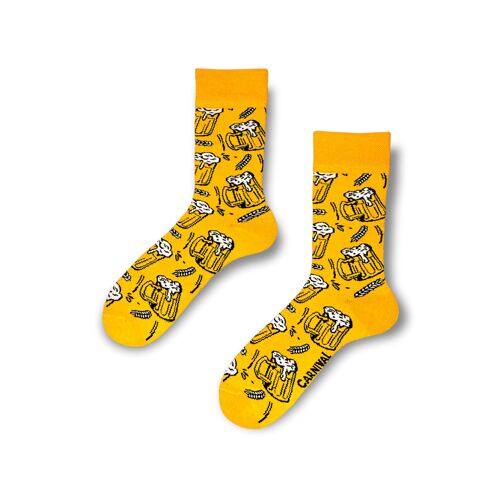 Novelty Socks for Men and Women | Patterned Socks Unisex | Funky Socks | Fun Colourful Silly Cotton Socks | Best Funny Crazy Happy Gifts for Men and Women | Carnival Pints | Pair