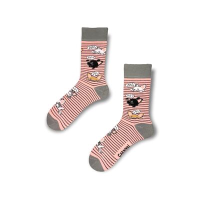 Novelty Socks for Men and Women | Patterned Socks Unisex | Funky Socks | Fun Colourful Silly Cotton Socks | Best Funny Crazy Happy Gifts for Men and Women | Carnival Puppies | Pair