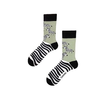 Novelty Socks for Men and Women | Patterned Socks Unisex | Funky Socks | Fun Colourful Silly Cotton Socks | Best Funny Crazy Happy Gifts for Men and Women | Carnival Zebra | Pair