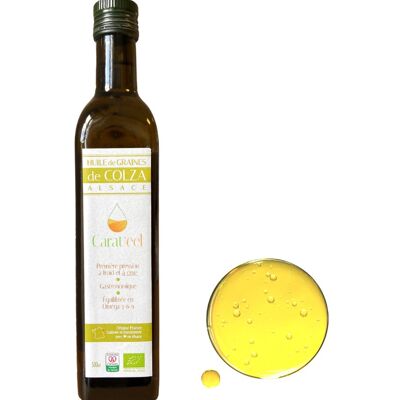 Alsace organic virgin rapeseed oil | 1st cold pressing | Omega-3-6-9